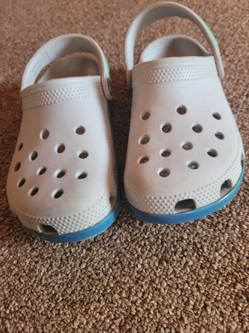 Kid Crocs (Gray with blue-green) - Picture 4 of 4